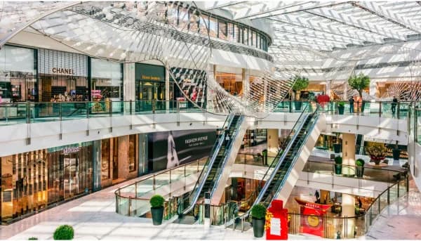 Einkaufszentrum Reinigung